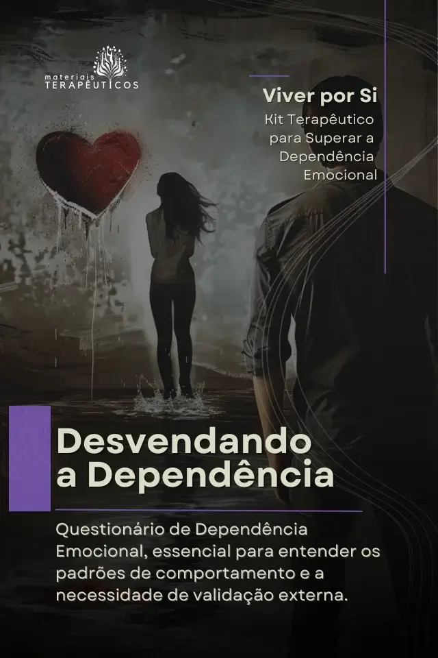 Desvendando a Dependência: Questionário de Avaliação Emocional Avalie o nível de dependência emocional dos seus pacientes com o Questionário de Dependência Emocional, uma ferramenta essencial para entender os padrões de comportamento e a necessidade de validação externa.