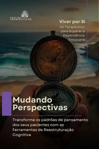 Mudando Perspectivas: Ferramentas de Reestruturação Cognitiva Transforme os padrões de pensamento dos seus pacientes com as Ferramentas de Reestruturação Cognitiva, projetadas para identificar e reformular pensamentos automáticos negativos.